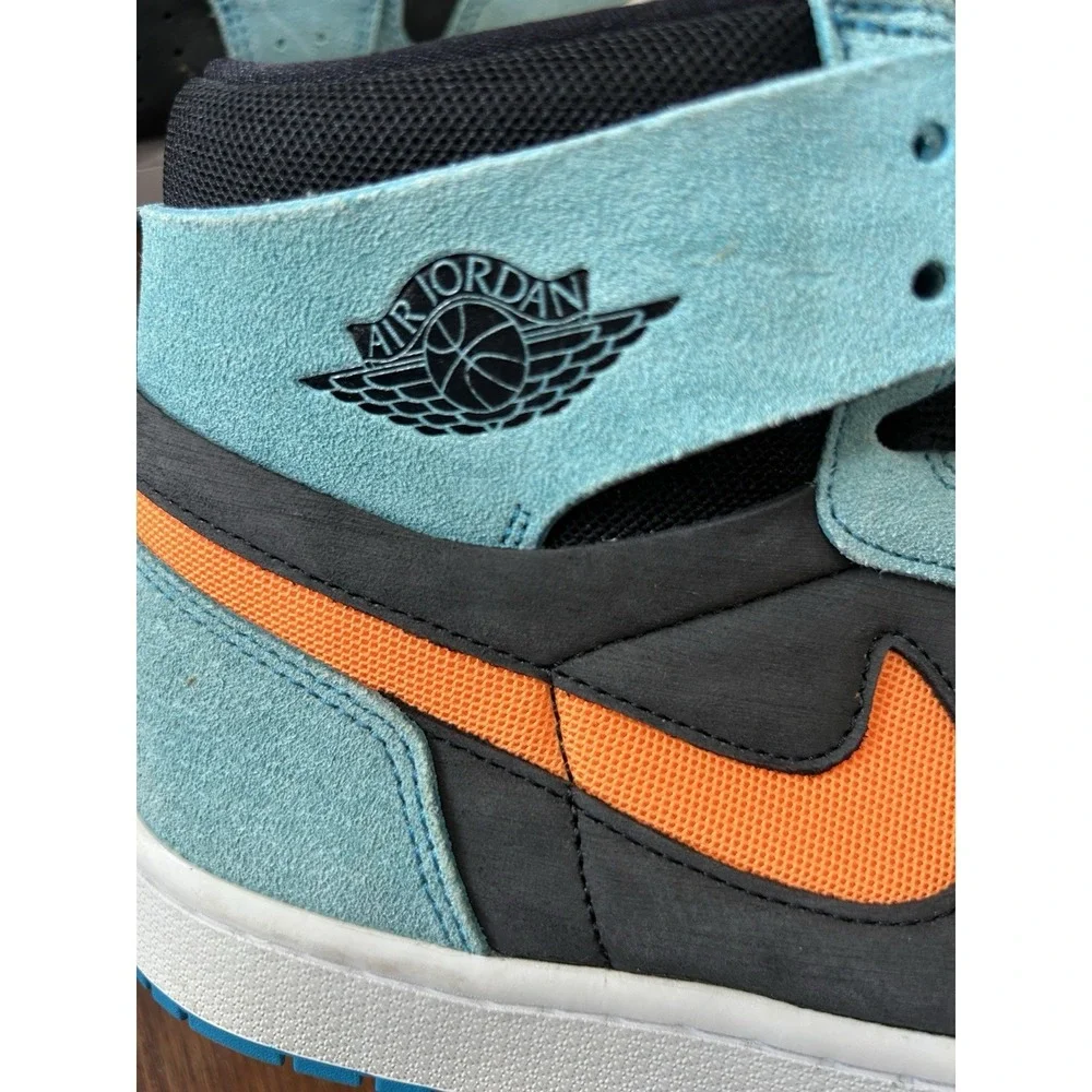 Nike Air Jordan 1 Zoom Air CMFT 2 Mens Size 10.5  Bleached Aqua DV1307-408 Shoes